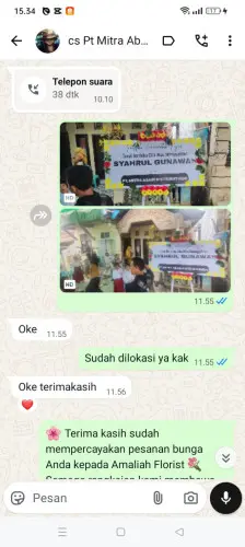 Testimonial Papan Bunga sawit