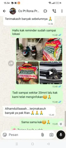 Testimonial Papan Bunga sawit