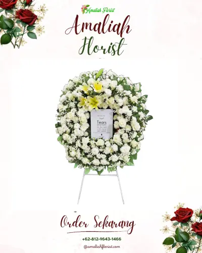 Krans Bunga Duka Cita sawit